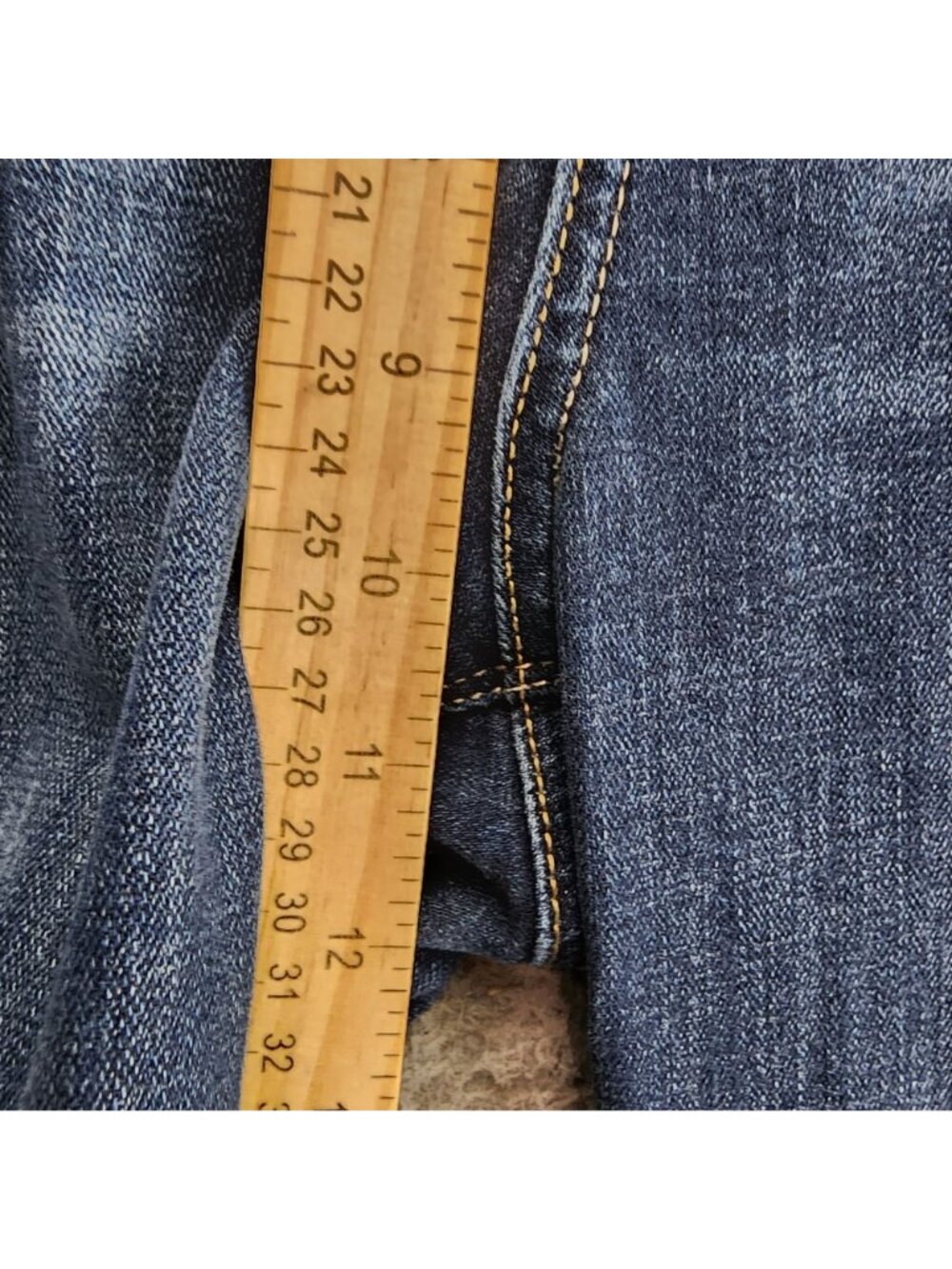 Lucky Brand Jeans Womens 12/31 Blue Stretch Denim Bridgitte Skinny *Read* - Picture 6 of 13